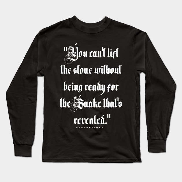 Oppenheimer Long Sleeve T-Shirt by relavinearts